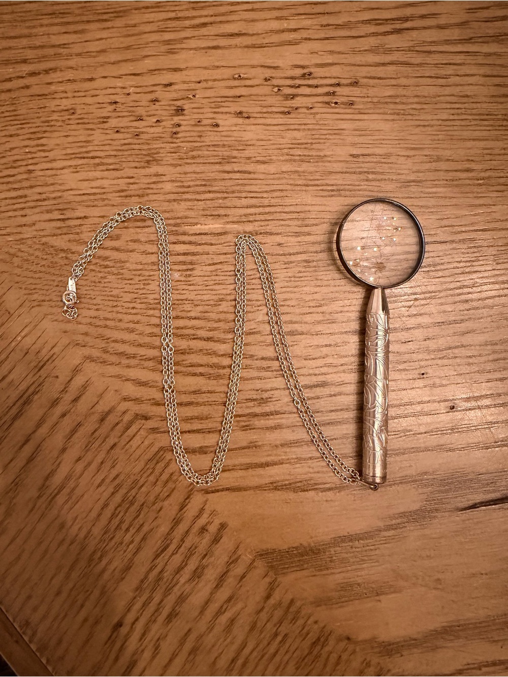 Tiffany & Co. Sterling Silver Magnifying Glass Pendant